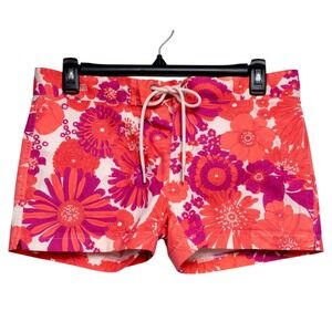Y2K Parke & Ronen Retro Floral Swim Trunks Men Size 32 Surfcore Beachcore